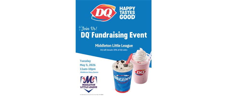 MLL Day at Dairy Queen is May 5th!